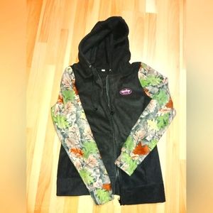 Fleecy Rose Panache QC zip hoodie